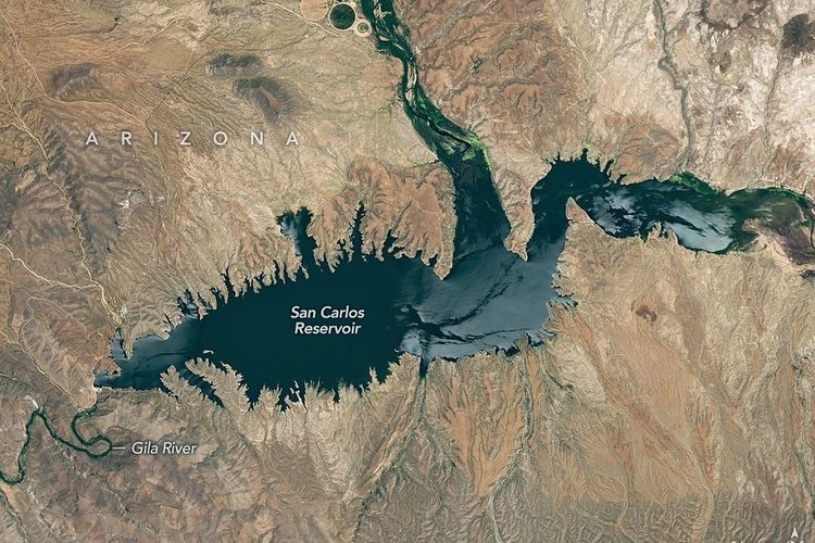 Salju Menipis, Waduk Raksasa Arizona Kering hingga Sisa Kurang dari 1 Persen