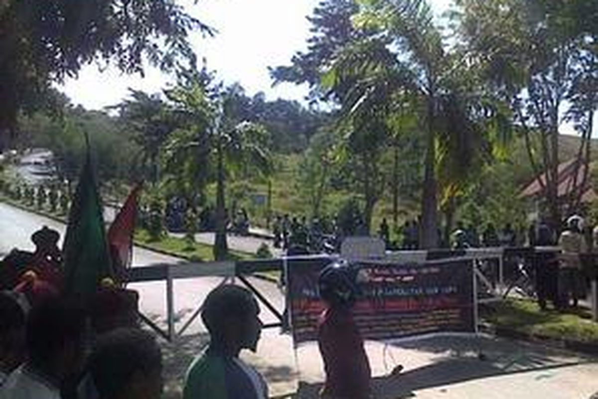 Kampus Universitas Negeri Cenderawasih Jayapura, Papua. 