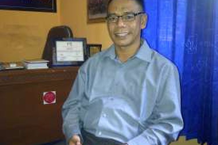 Kepala FKUB Kota Bima, Eka Iskandar saat ditemui, Selasa (22/11/2016)