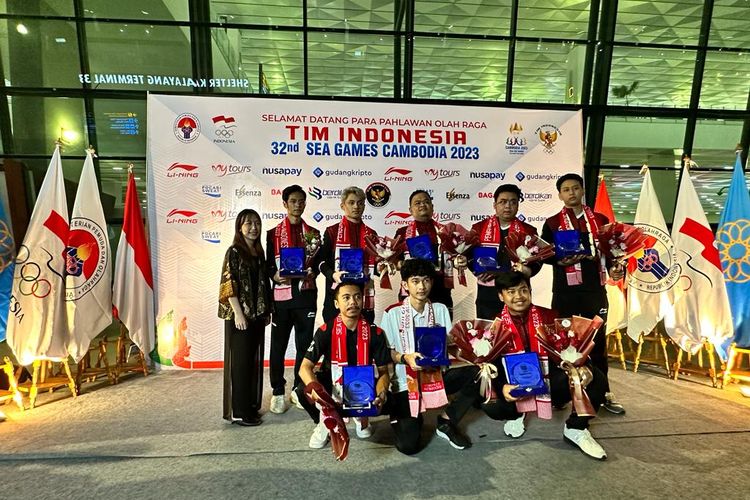 Timnas PUBG Mobile pulang ke Tanah Air, Selasa (16/5/2023) usai berlaga di SEA Games 2023.