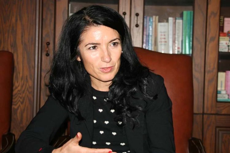 Amineh Kakabaveh, anggota parlemen Swedia yang dinilai Ankara mendukung teroris Kurdi.