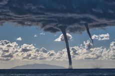 Apa Itu Fenomena Waterspout, Puting Beliung yang Muncul di Danau Toba?