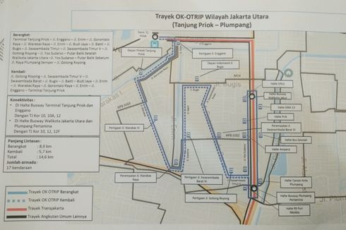 Ini Rute OK Otrip di Jakarta Utara