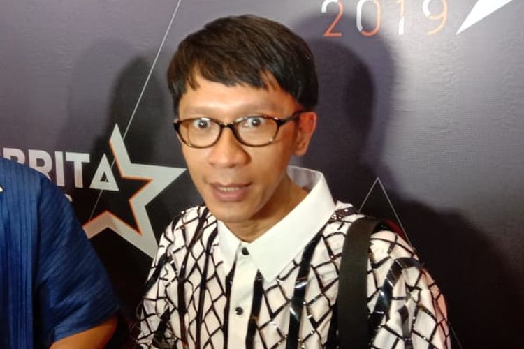 Aming menghadiri acara Selebrita Awards 2019 yang digelar di Studio Trans, Mampang Prapatan, Jakarta Selatan, Kamis (19/9/2019) malam.