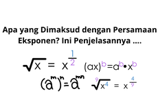 Apa yang Dimaksud dengan Persamaan Eksponen? Ini Penjelasannya ....