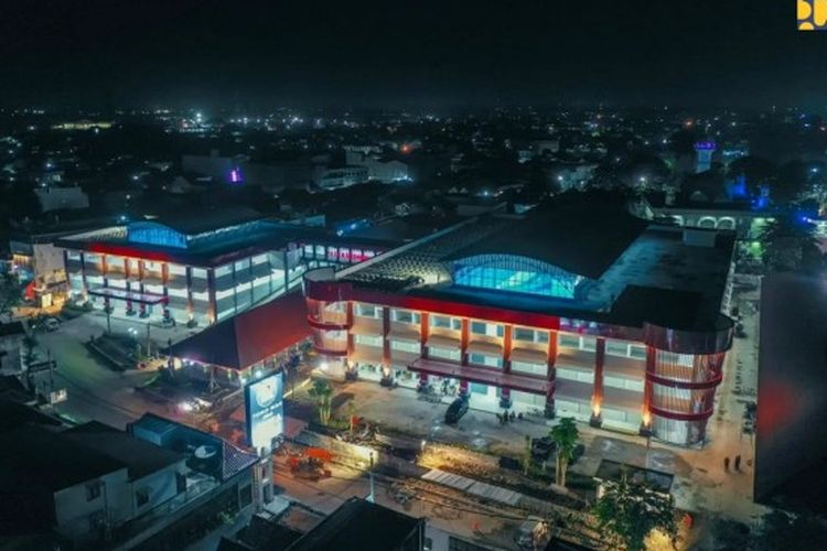 Wajah baru Pasar Gedhe Klaten di Provinsi Jawa Tengah.