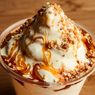 Resep Es Krim Vanila Saus Nanas Karamel, Dessert Segar untuk Takjil