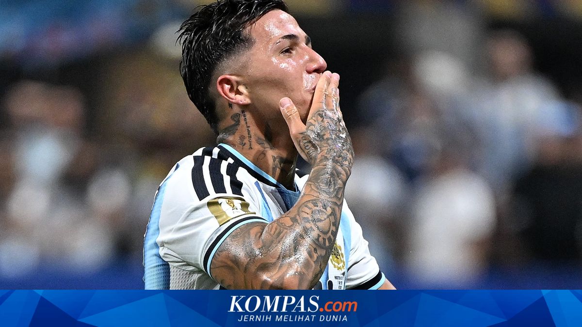 Kata-kata Enzo Fernandez Usai jadi Pahlawan Argentina Vs Mesir