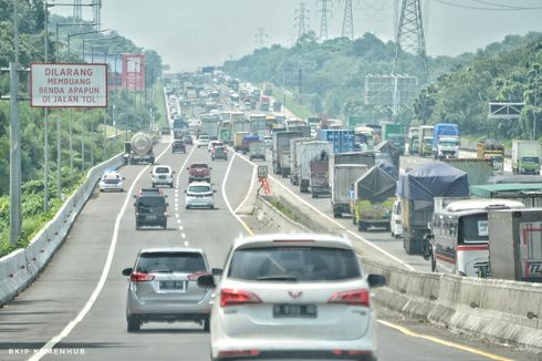 Hari Kedua Lebaran, Arus Lalu Lintas Sejumlah Ruas Tol di Jakarta Padat