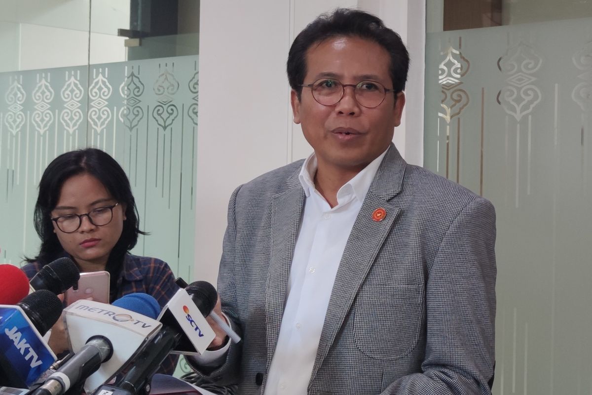Juru Bicara Presiden Fadjroel Rachman di Istana Kepresidenan, Jakarta, Rabu (29/1/2020).