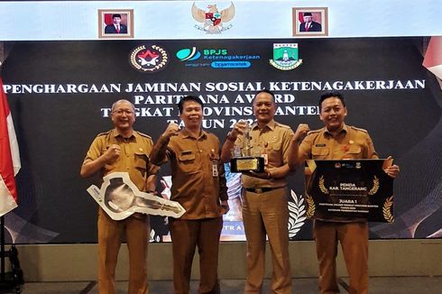 Lindungi Pekerja Rentan Lewat Jamsostek, Pemkab Tangerang Raih Juara I Paritrana Award Tingkat Banten