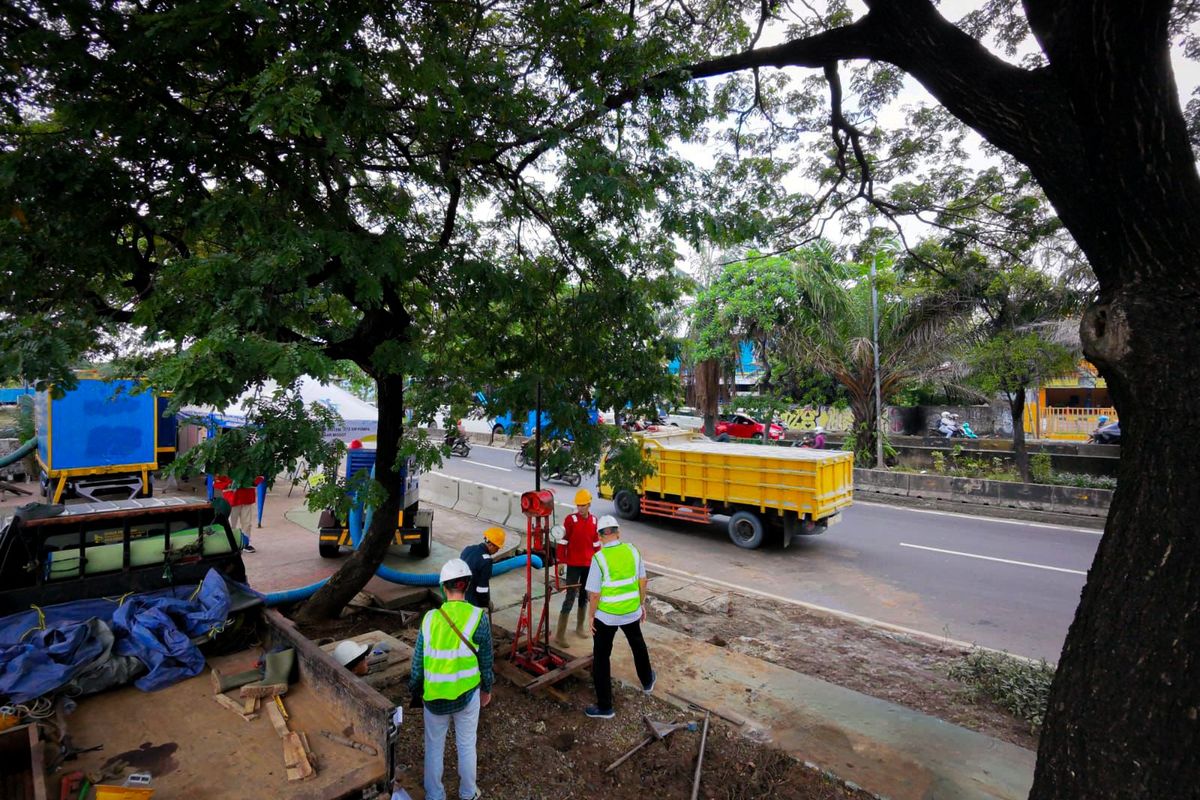 Brantas Abipraya Kebut Proyek Pompa Daan Mogot Buat Kurangi Risiko Banjir Jakarta Barat