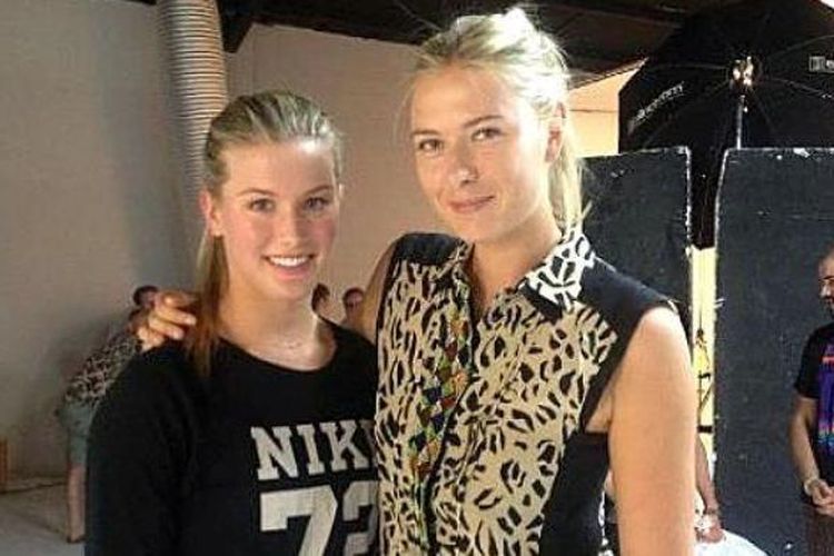 Eugenie Bouchard dan Maria Sharapova