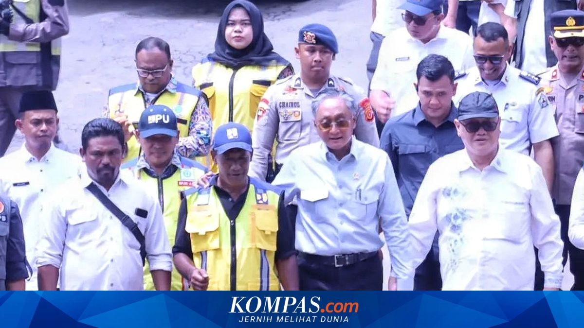 Menteri PU Dody Hanggodo Tinjau Jalan Enang-Enang, Ambil Alih Penguatan Konstruksi