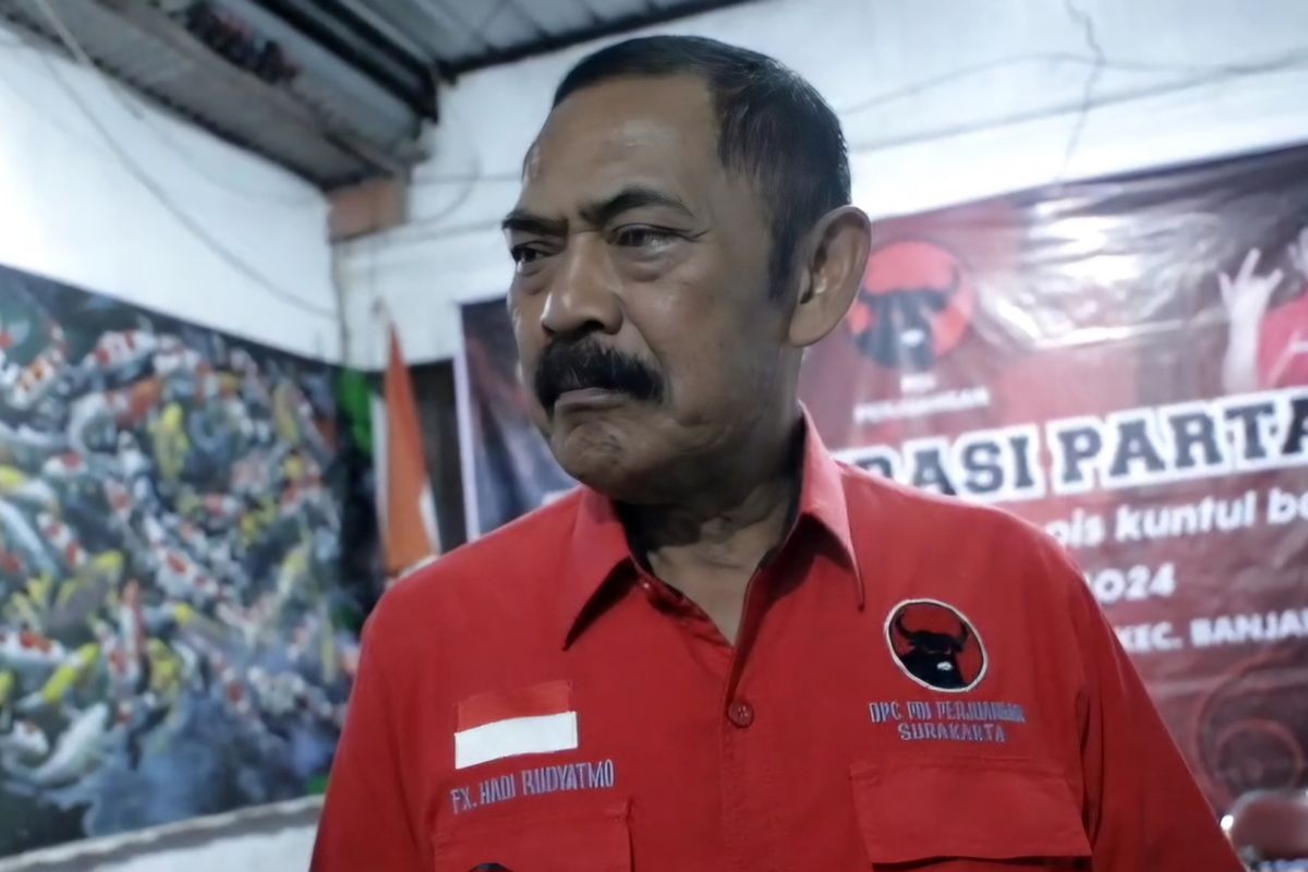 Ketua Dewan Pimpinan Cabang (DPC) PDI-P Solo, FX Hadi Rudyatmo atau FX Rudy.