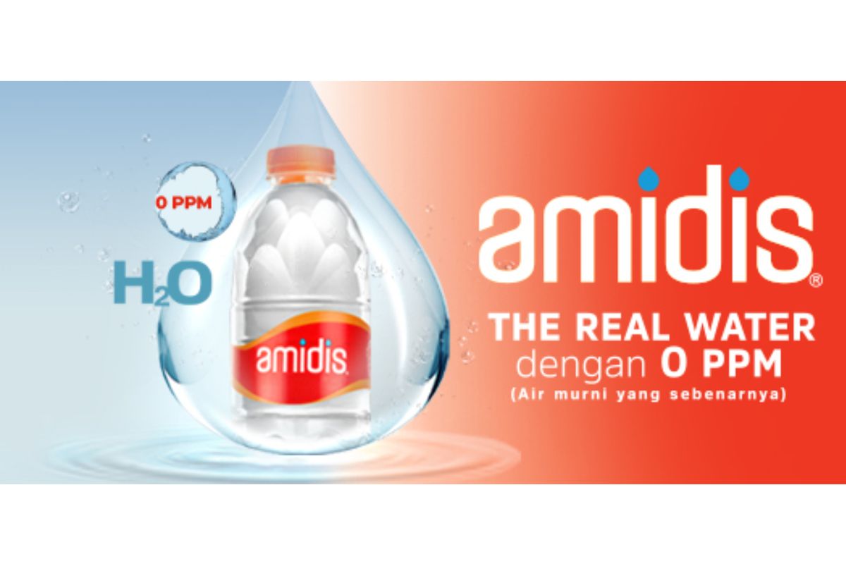 Air murni Amidis dengan 0 ppm. 