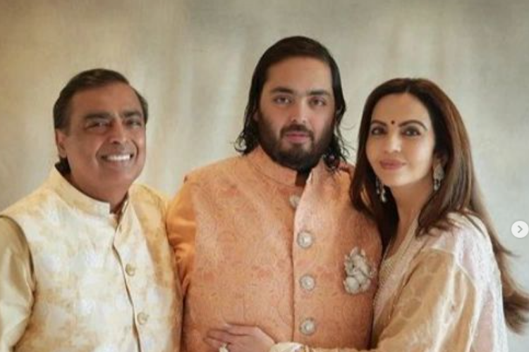 Ilustrasi keluarga Ambani.