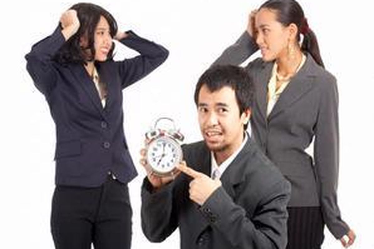 Jangan biarkan rekan-rekan kerja Anda stres karena kebiasaan terlambat Anda. 