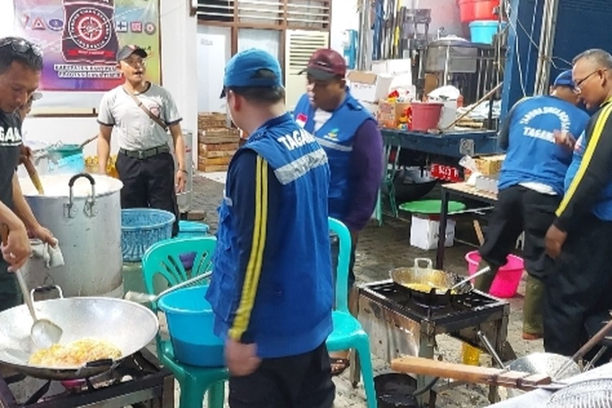 Dapur umum Tagana Banyuwangi 