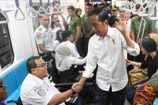Jokowi Ajak Erick Tohir dan Wishnutama Naik MRT