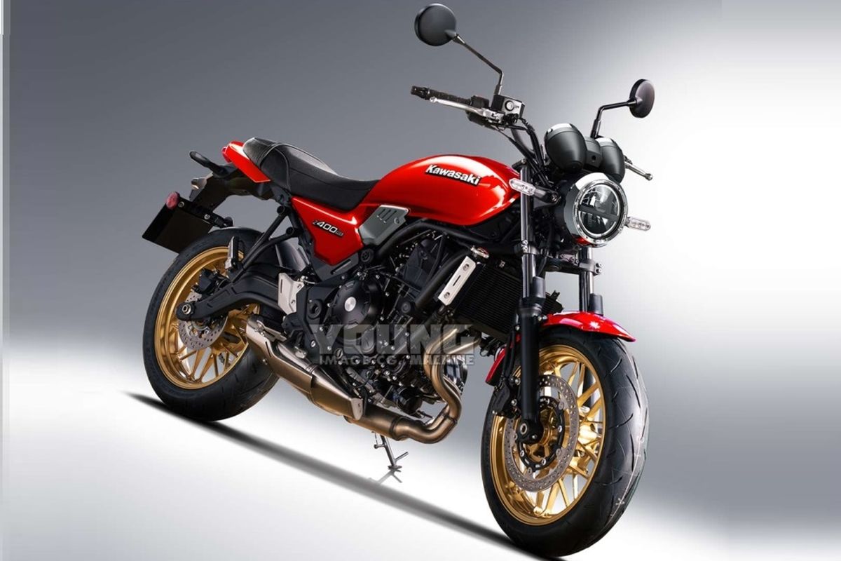 Rendering Kawasaki Z400RS