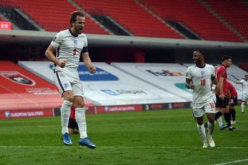 Albania Vs Inggris, Aksi Harry Kane Bawa Three Lions Mengaum Lagi