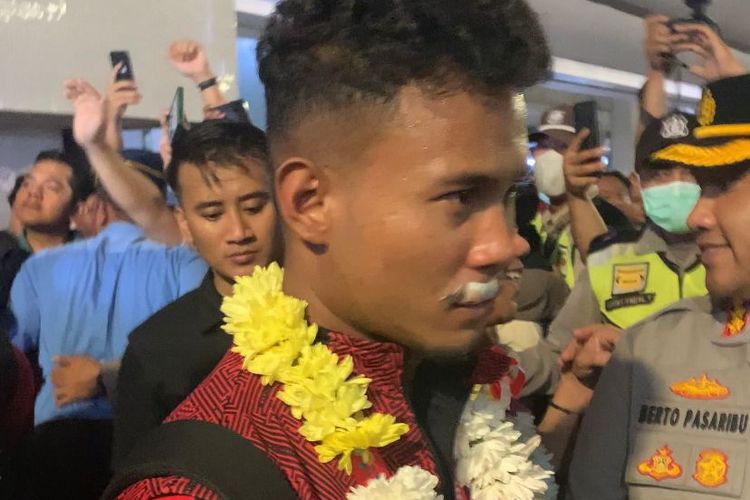 Pemain timnas U22 Indonesia, Bagas Kaffa, berbicara mengenai kondisinya setelah insiden bibir robek di final SEA Games 2023.