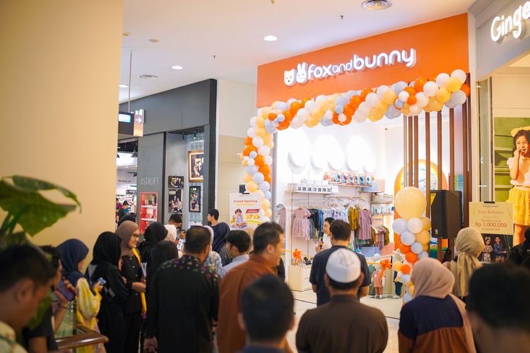 Pembukaan toko foxandbunny perusahaan mainan edukasi anak yang sangat dinantikan di Kota Kasablanka 