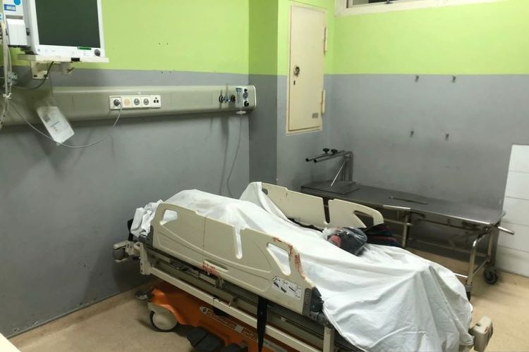 Korban pembunuhan di Aceh Besar di ruang mayat RSUZA Banda Aceh, Senin (29/1/2024).