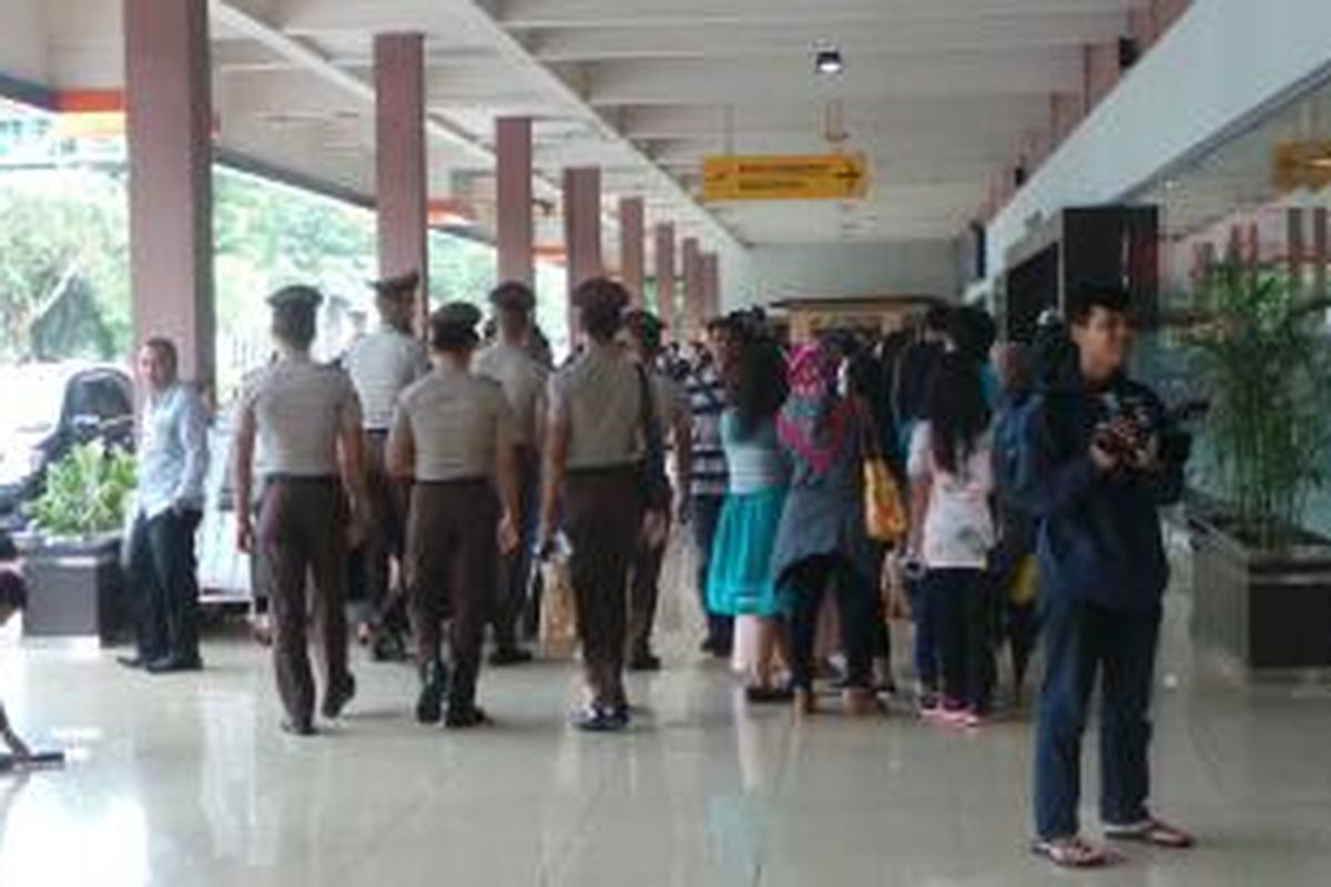 Bandara Halim Perdanakusuma, Jakarta Timur. Minggu (4/1/2015).