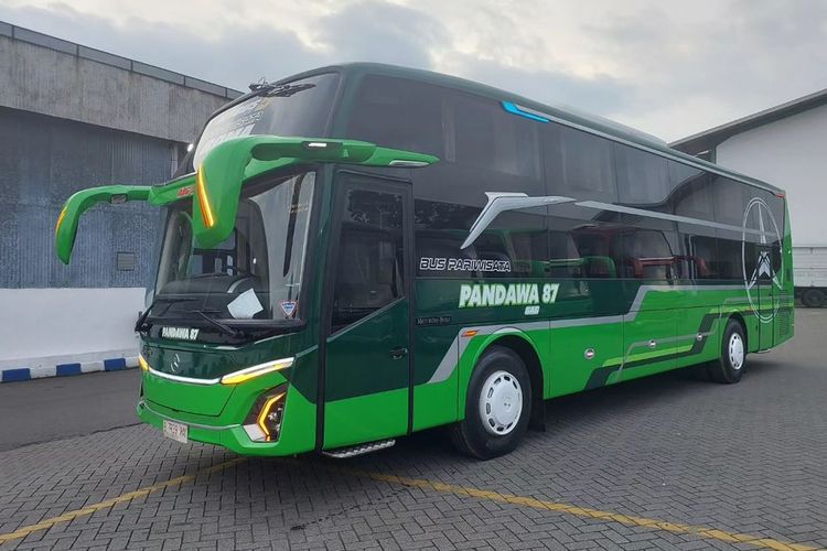 Sleeper bus baru PO Pandawa 87