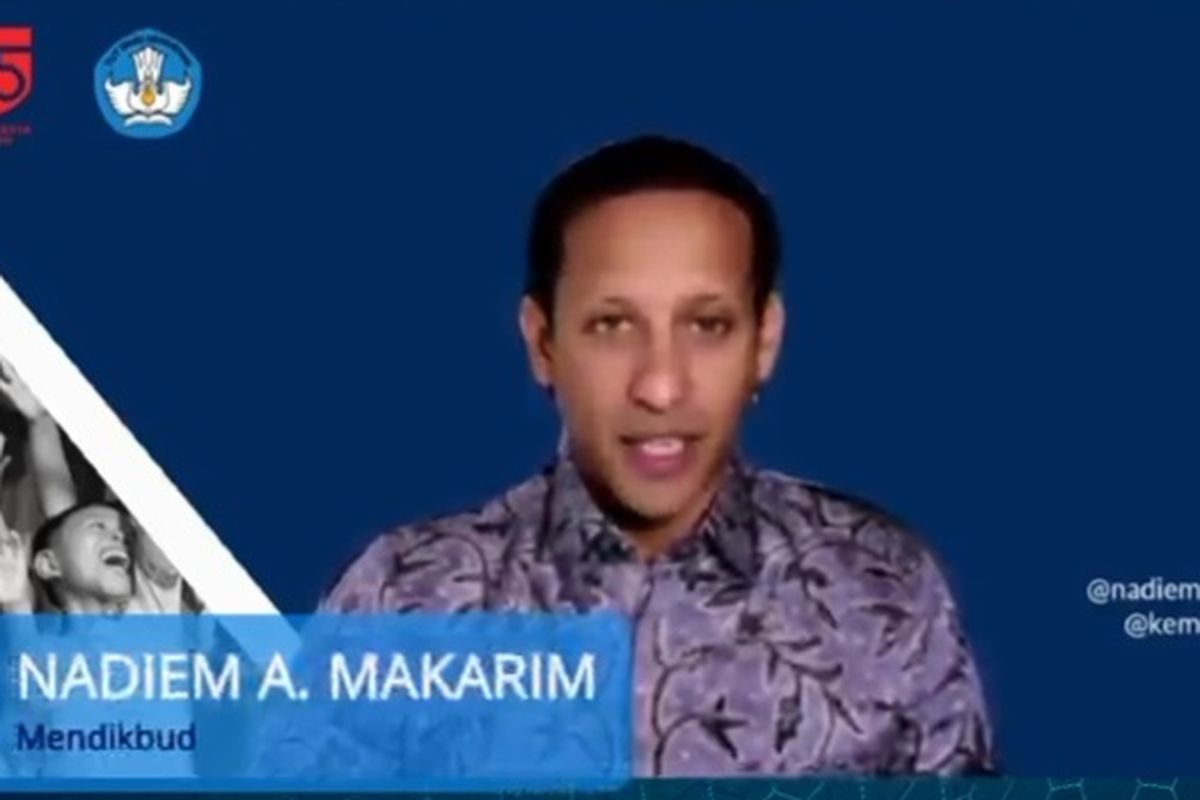 Mendikbud memaparkan bantuan kuota gratis 2021.