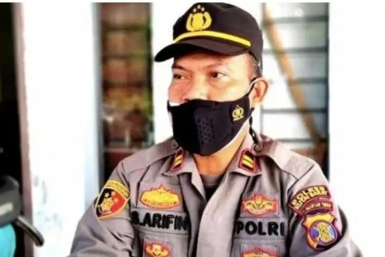 Kapolsek Jempang, Kutai Barat, Iptu Sainal Arifin, yang dicopot dari jabatannya setelah diduga memeras warga tidak mampu.