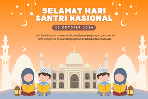 Cara Bikin Poster Hari Santri 2026 Pakai AI, Cukup Ketik Prompt Ini