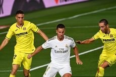 Hazard Pulih dari Covid-19, Siap Bantu Real Madrid Hadapi Villarreal?