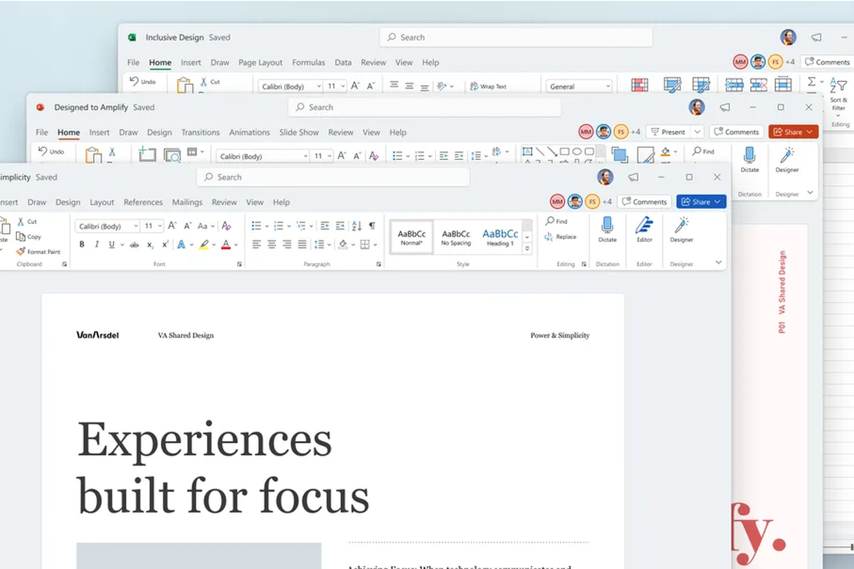 Tampilan Microsoft Office di Windows 11