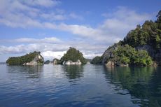 Bentang Alam Perairan di Papua