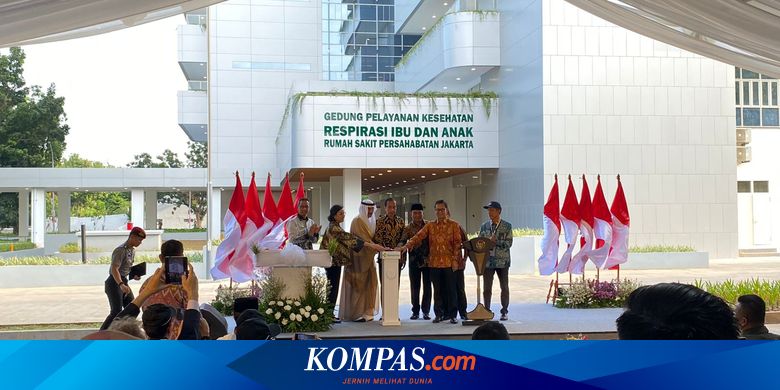 Jokowi Resmikan Gedung Respirasi Ibu dan Anak di RS Persahabatan