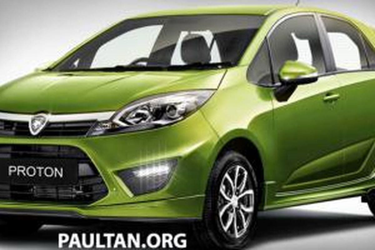 Ini dia tampang Proton Iriz atau Proton Compact Car yang akan menjadi model global.