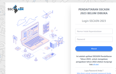 Pendaftaran CPNS dijadwalkan dibuka pada 20 September 2023. Namun hingga Rabu (20/9/2023) pukul 09.00 WIB, laman pendaftaran masih belum dibuka.