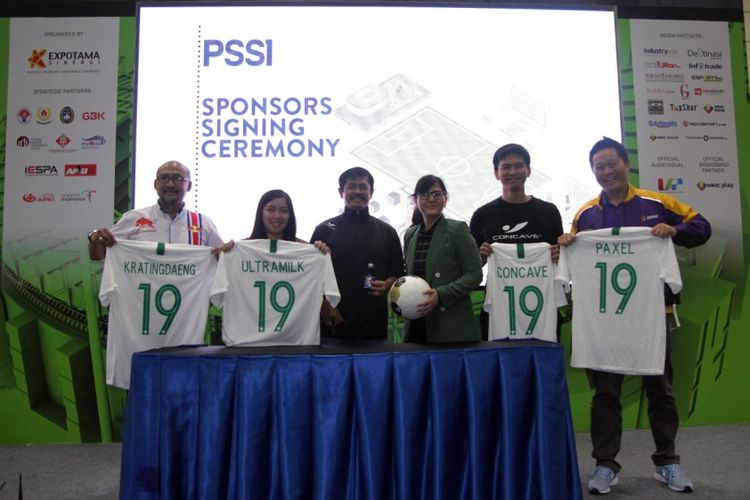 PSSI menggandeng empat sponsor baru, yakni Kratingdaeng, Ultra Milk, Concave, Paxel.co. 