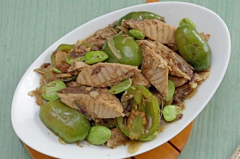 Resep Tumis Ikan Cue Cabai Gendot Pete