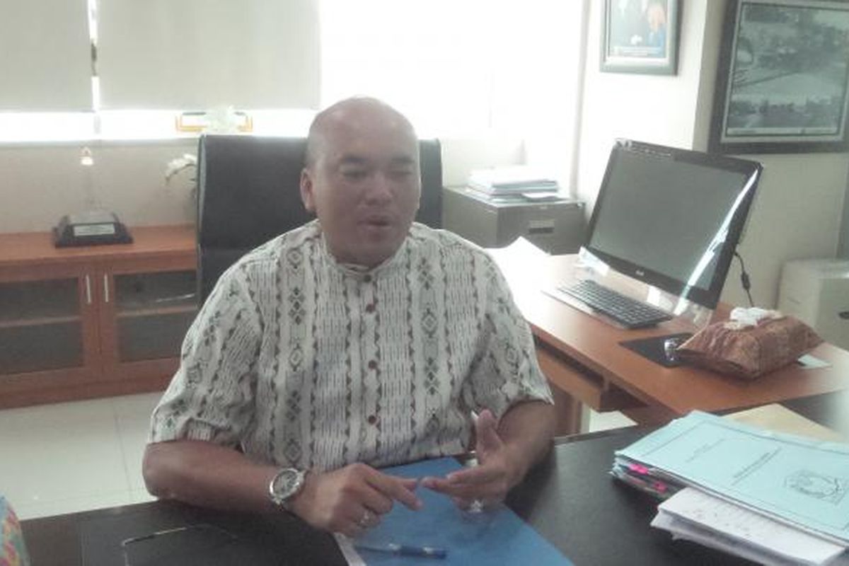 Kepala Dinas Tata Air DKI Jakarta Teguh Hendarwan di kantornya, Kamis (3/3/2016).