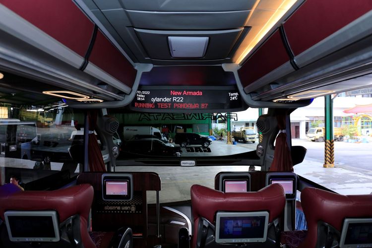 Kabin PO Pandawa 87 Rilis Bus Baru, Gunakan Hino RM 280 dan bodi Skylander R22 SHD buatan Karoseri New Armada