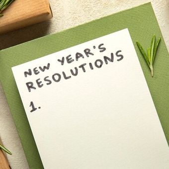 Ilustrasi resolusi tahun baru