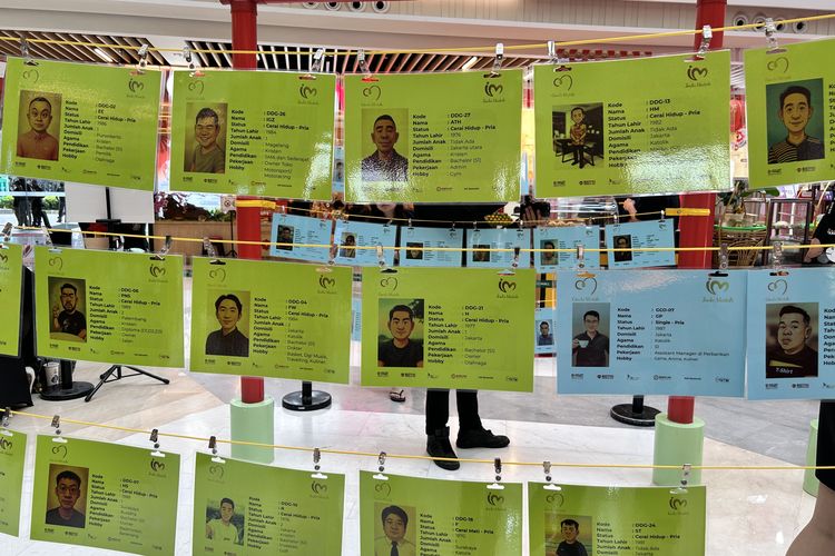 Suasana area Jodoh Market yang diselenggarakan Cindo Match di Green Sedayu Mall, Jakarta Barat, Sabtu (24/1/2026).