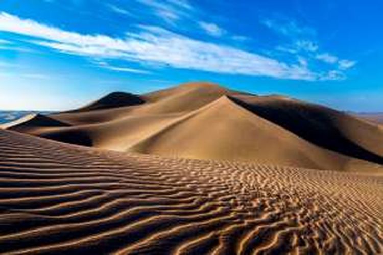 Lut Desert merupakan hamparan gurun luas yang berada di Iran