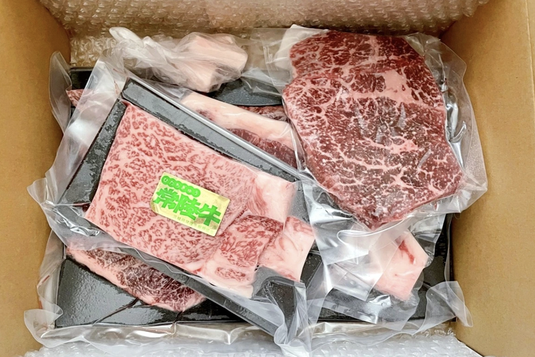 Langganan paket daging premium di Jepang oleh Ishikawa Chuzo. 