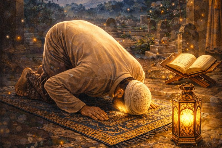Ilustrasi sholat Tahajud