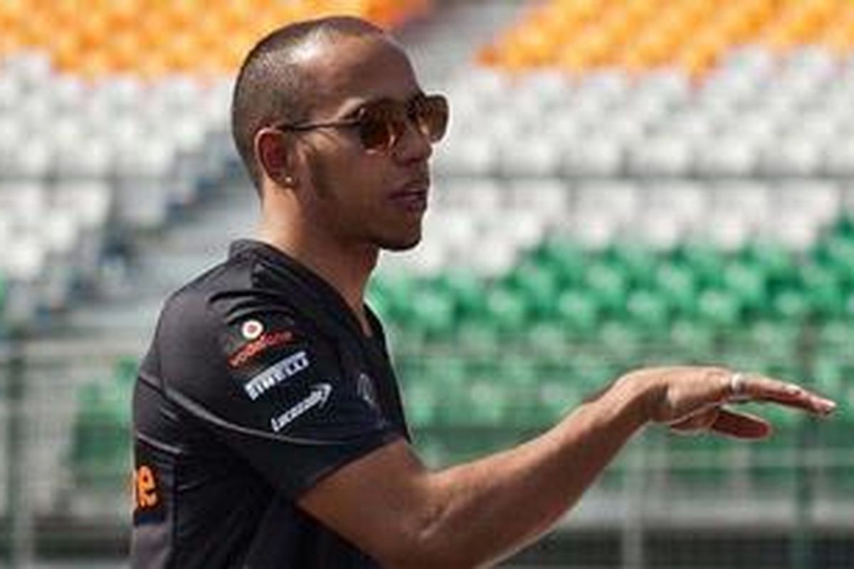 Pebalap McLaren, Lewis Hamilton.